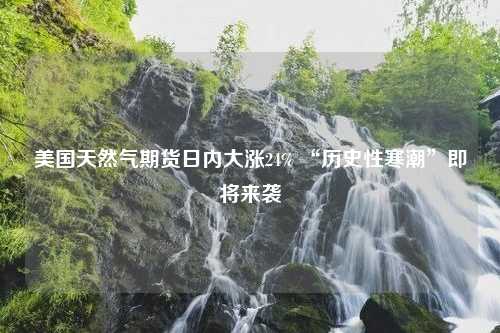 美国天然气期货日内大涨24% “历史性寒潮”即将来袭