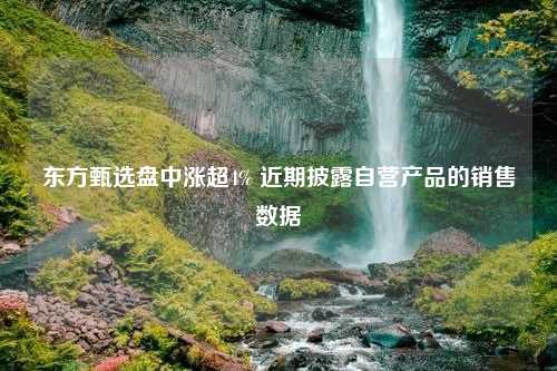 东方甄选盘中涨超4% 近期披露自营产品的销售数据